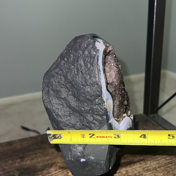 Amethyst geode 4.5 pounds with stand - Picture 10 of 11